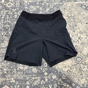 Men's On Running Black Athletic Shorts